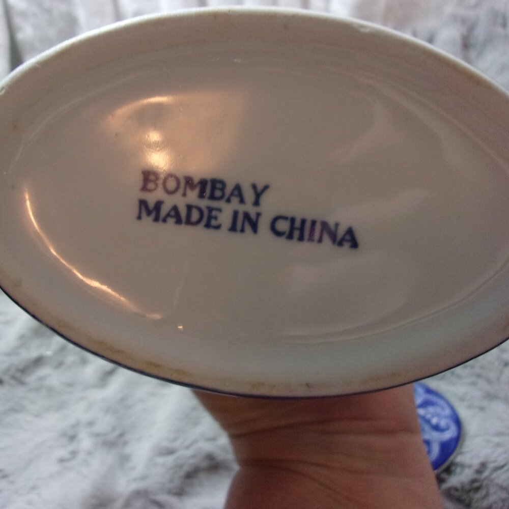 H-359 BOMBAY CERAMIC CHIOISERIE TEAPOT - Picture 12 of 16